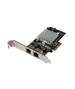 Tarjeta Adaptador de Red Express PCI-E Gigabit Ethernet con 2 Puertos RJ45 de 1Gbps y Chipset Intel i350