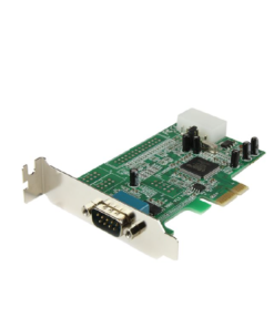 StarTech.com Tarjeta Adaptadora PCI Express Perfil Bajo de un Puerto Serial RS232